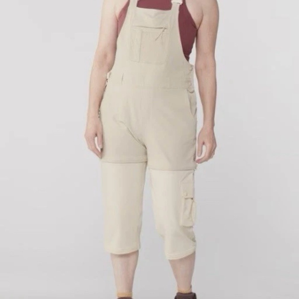 Outdoor Voices RecTrek Zip-Off Overalls Cream Size XXXL - Picture 4 of 10